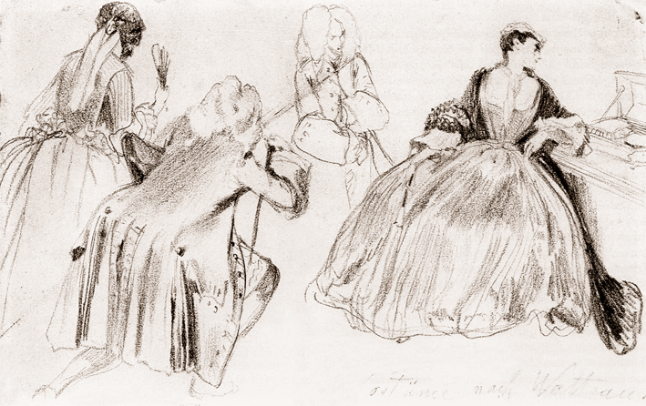  Adolpyh Von Menzel —— 《瑟森特店铺》中的人物